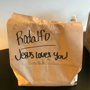Not sure why that exclamation is on the bag. ??