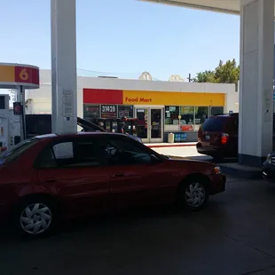 View of store from pump 11.