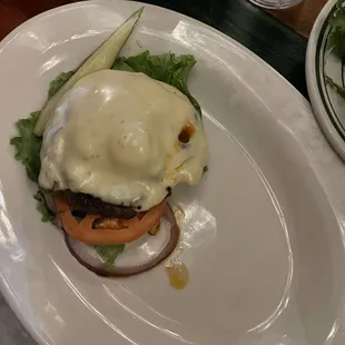 Supreme burger with no bun no fries