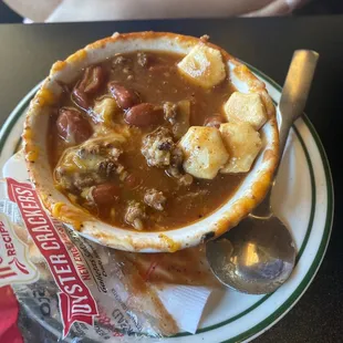 Tavern chili. It tastes pretty good.
