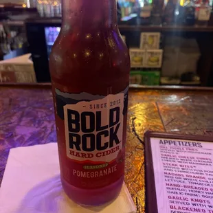 a bottle of bull rock