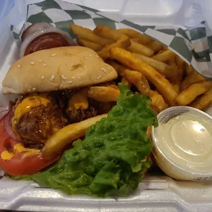 Boom Boom Thick Chick Sandwich w Fries