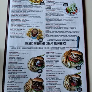 This is the front page of their menu.  Photo taken September 11, 2021.