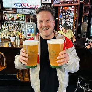 Big Beer for everyone. Thanks Gage