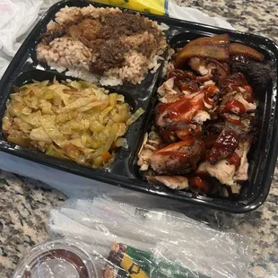 Jerk chicken plate