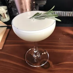 Rosemary Whiskey Sour