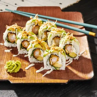 Honolulu Sunset Sushi Roll - Kelp Sushi Joint Tampa