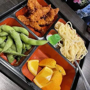 Kids Bento Box sub Noodles $11