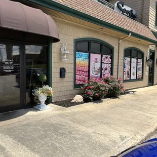 outside