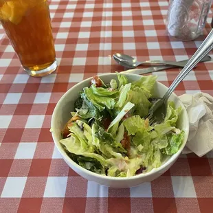 Side salad with blue cheese