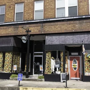 the front of the store