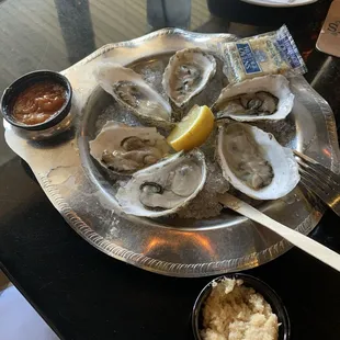 1/2 dozen Bluepoint oysters