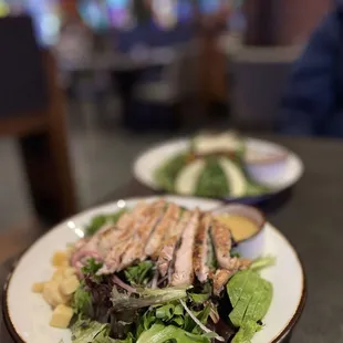 Mixed greens with chicken