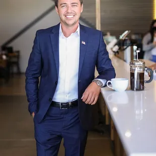 Brand Photo for Magazine Cover at Ellis Island Coffee Shop