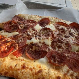 Pepperoni bread.