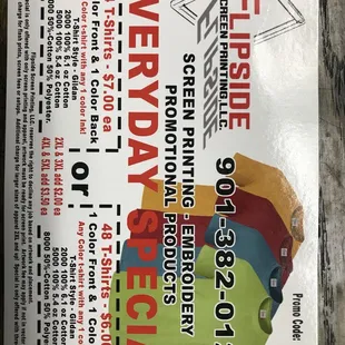 a flyer for a special event