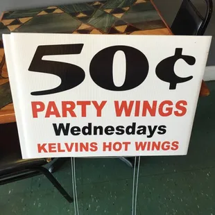 Every Wednesday! No limit! Chicken only!