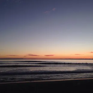 A view is San Onofre State beach, Ca; only about 30 minutes before sunset. I went surfing there that day
