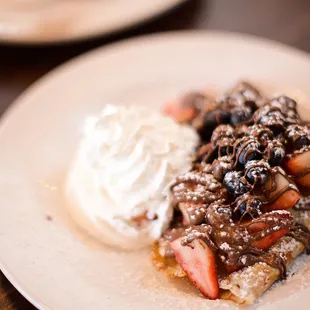 Passion Fruit Dessert Crepe