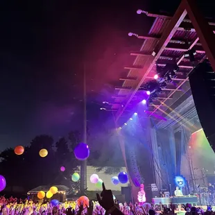 a crowd at a concert