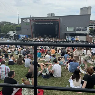 View from accessible seating (benches, not wheelchair)
