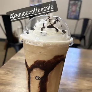 Chocolate Chip Cookie Dough Blended Coffee, so good!!