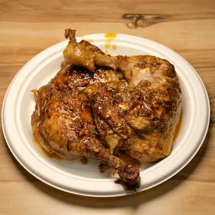 Succulent chicken marinated in Jamaican jerk spices, grilled to perfection, offering a spicy, smoky, and flavorful delight. Tantalizing tast