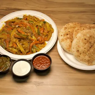 Savor the vibrant flavors of Yemen with our Yemeni Mixed Veggies. Fresh, locally sourced vegetables are masterfully seasoned.