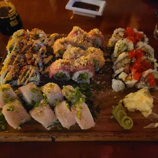 sashimi, sushi and sashimi, food, sushi