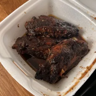 4 BBQ Jerk Wings