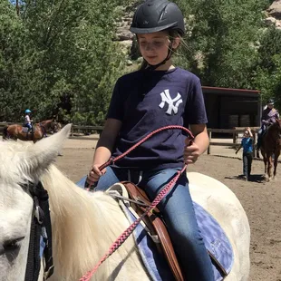 Kiley at Horse Camp.