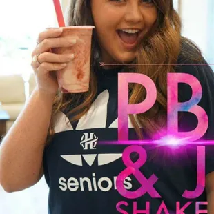 Peanut Butter and Jelly Energy Smoothie!