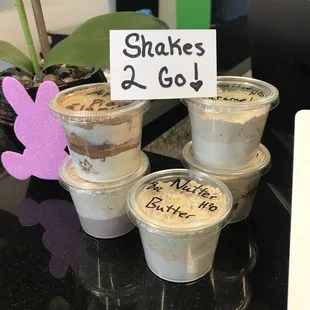 Shakes to go, I think yes!!