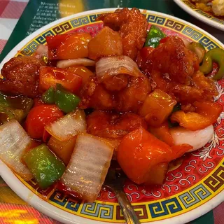 Sweet and Sour Jumbo Shrimp