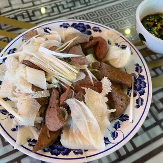 Boiled Pork Liver with Beef Tripe