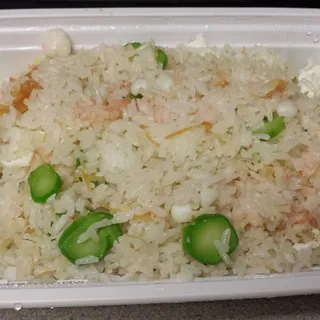 Seafood with Egg White Fried Rice