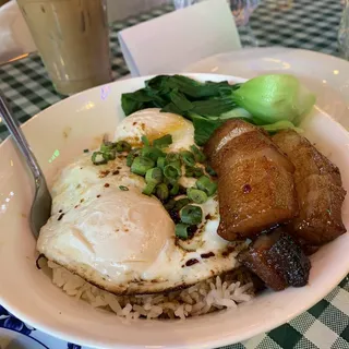 Cha Shu Rice Bowl w. Sunny Side Up Egg