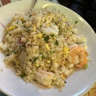 Crispy Fried Rice with Seafood