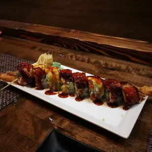 Dragon roll.