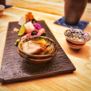 One of the many sublime food courses