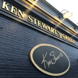 a sign on the side of a building
