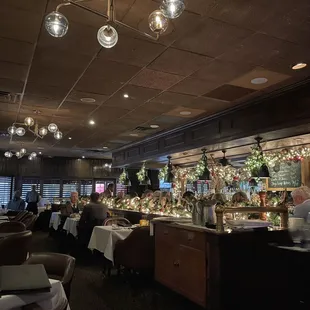 the dining area