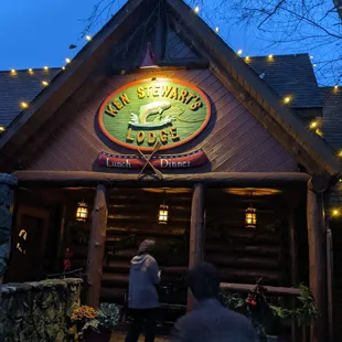 Restaurant entrance.