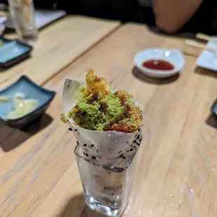 Hot Momma Hand Roll (not on the menu!)