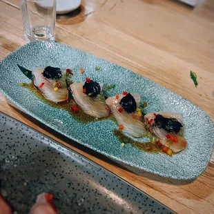 Amberjack tiradito / $24