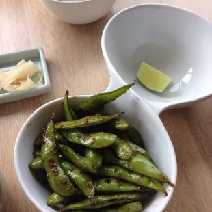 Garlic Edamame