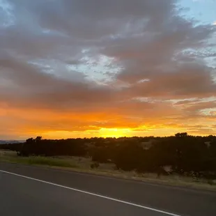 Sunset outside Espanola
