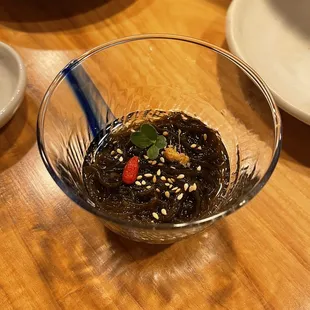 Seaweed salad.