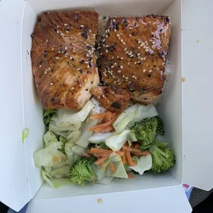 Salmon miso grill so yummy