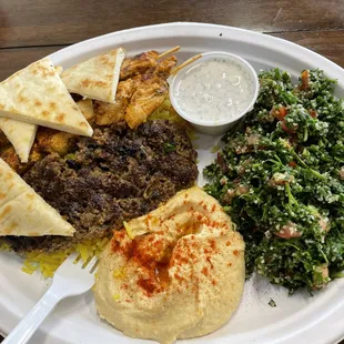 Kofta &amp; Chicken Plate